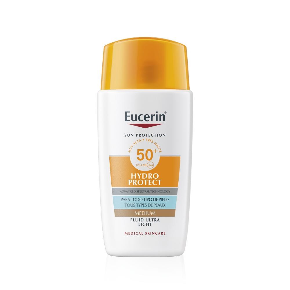 Eucerin Sun Face Hydro Protect Fluid FPS50+Tinted Medio 50 ml