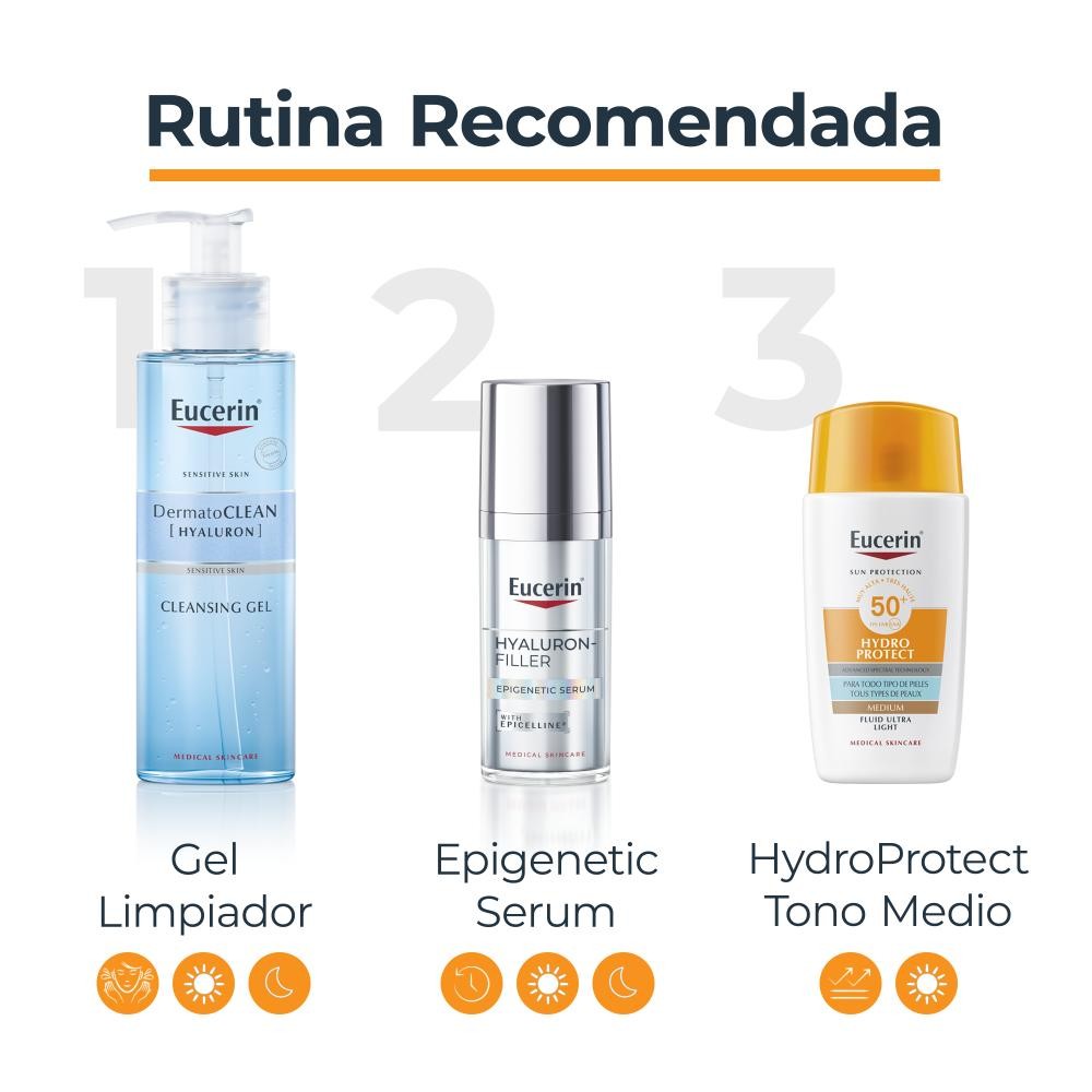 Eucerin Sun Face Hydro Protect Fluid FPS50+Tinted Medio 50 ml