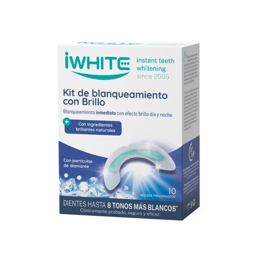 iWHITE Diamond Kit de Blanqueamiento Dental 10 moldes-1