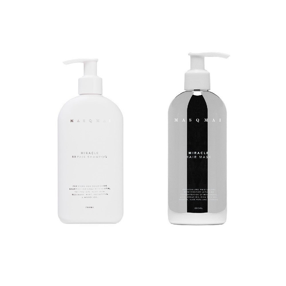 Masqmai Pack Miracle Repair Shampoo 200 ml + Hair Mask 200 ml-1