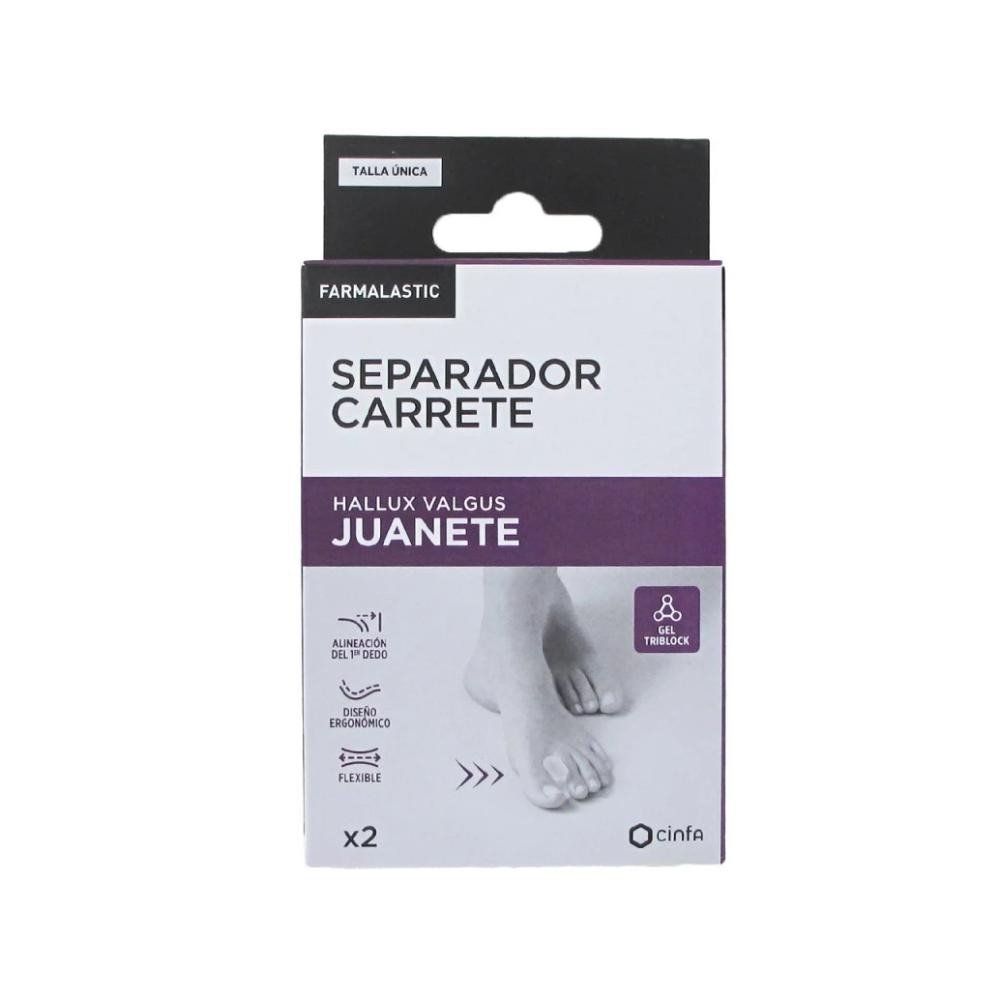 FARMALASTIC Separador Carrete Juanete Talla Única 2 uds-1