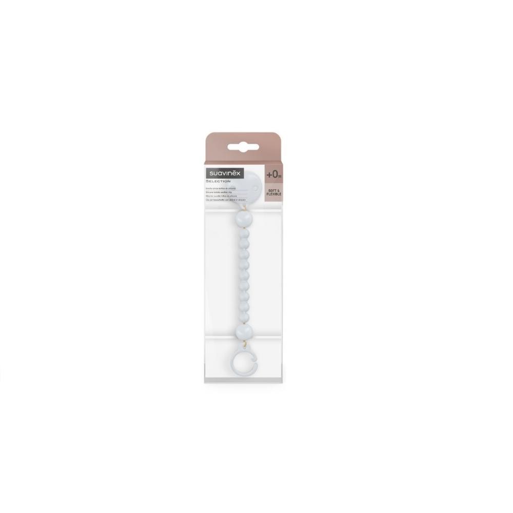 SUAVINEX Broche Pinza Bolitas de Silicona Azul 1 ud-2