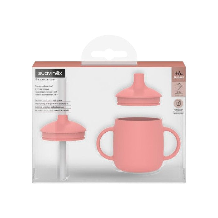 SUAVINEX Taza Aprendizaje 3 en 1 Rojo 1 ud-1