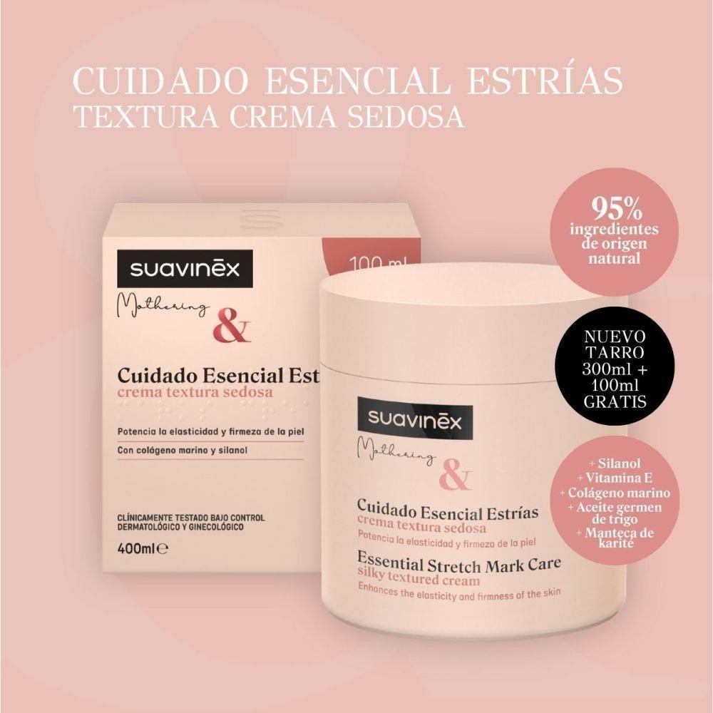 SUAVINEX Cuidado Esencial Estrías Crema 400 ml-5
