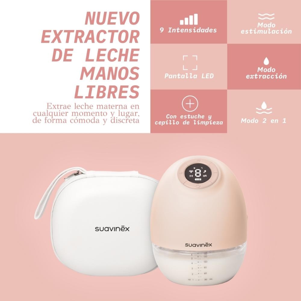 SUAVINEX Extractor de Leche Manos Libres 1 ud-6