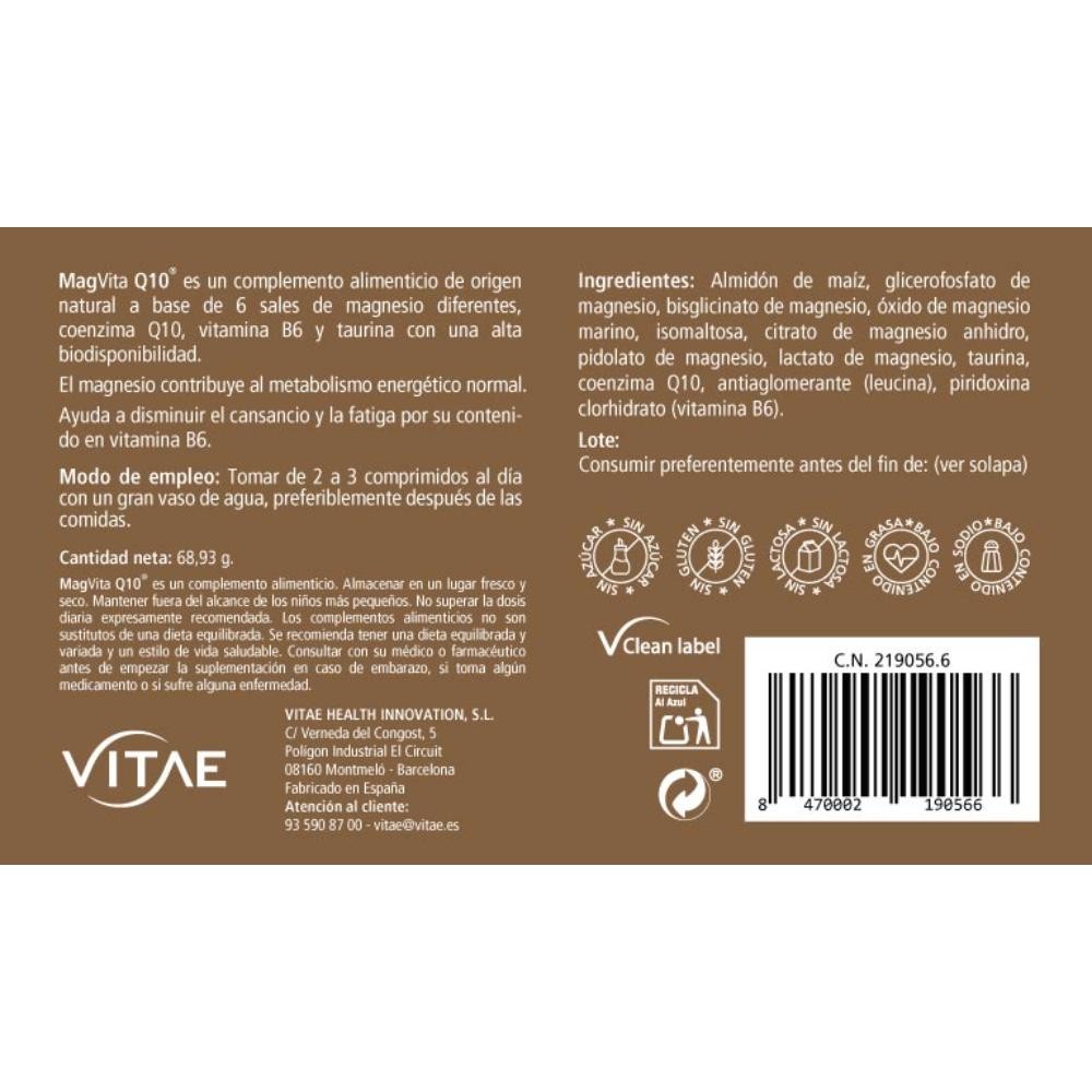 Vitae MagVita Q10 60 Comprimidos-2