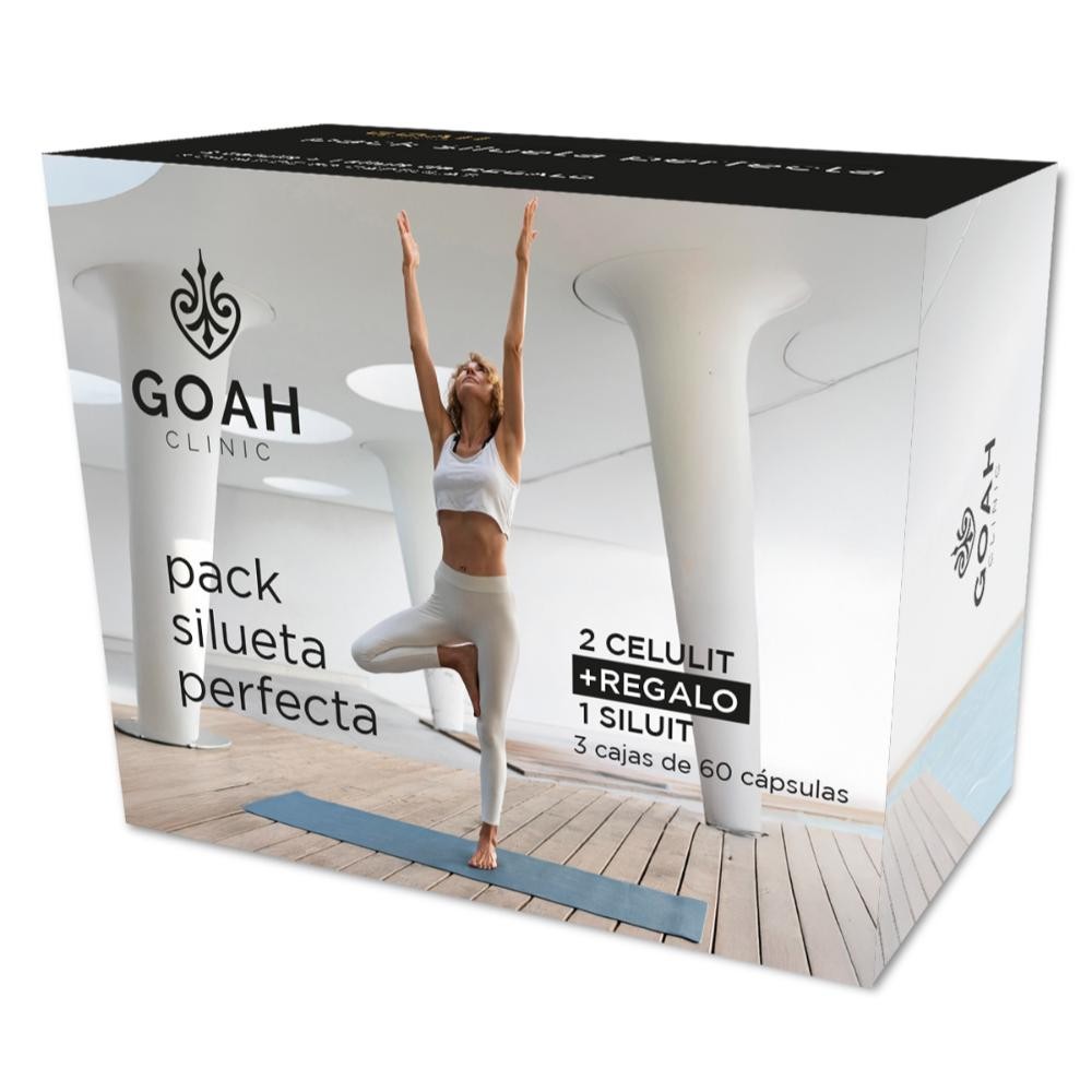 GOAH CLINIC Pack Celulit 2x60 Cápsulas + Siluit 60 Cápsulas de REGALO-1