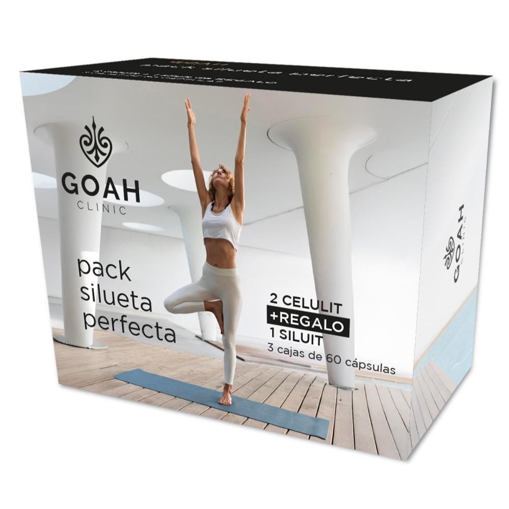 GOAH CLINIC Pack Celulit 2x60 Cápsulas + Siluit 60 Cápsulas de REGALO-1