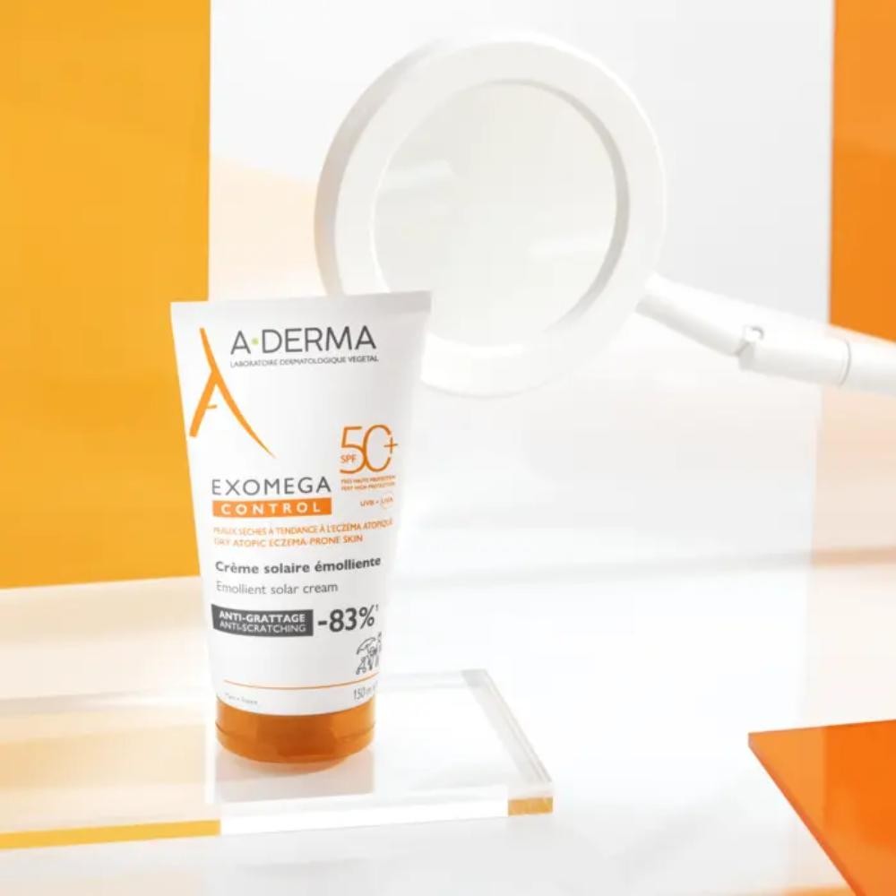 A-DERMA Exomega Control Crema Solar Emoliente SPF50+ 150 ml-2
