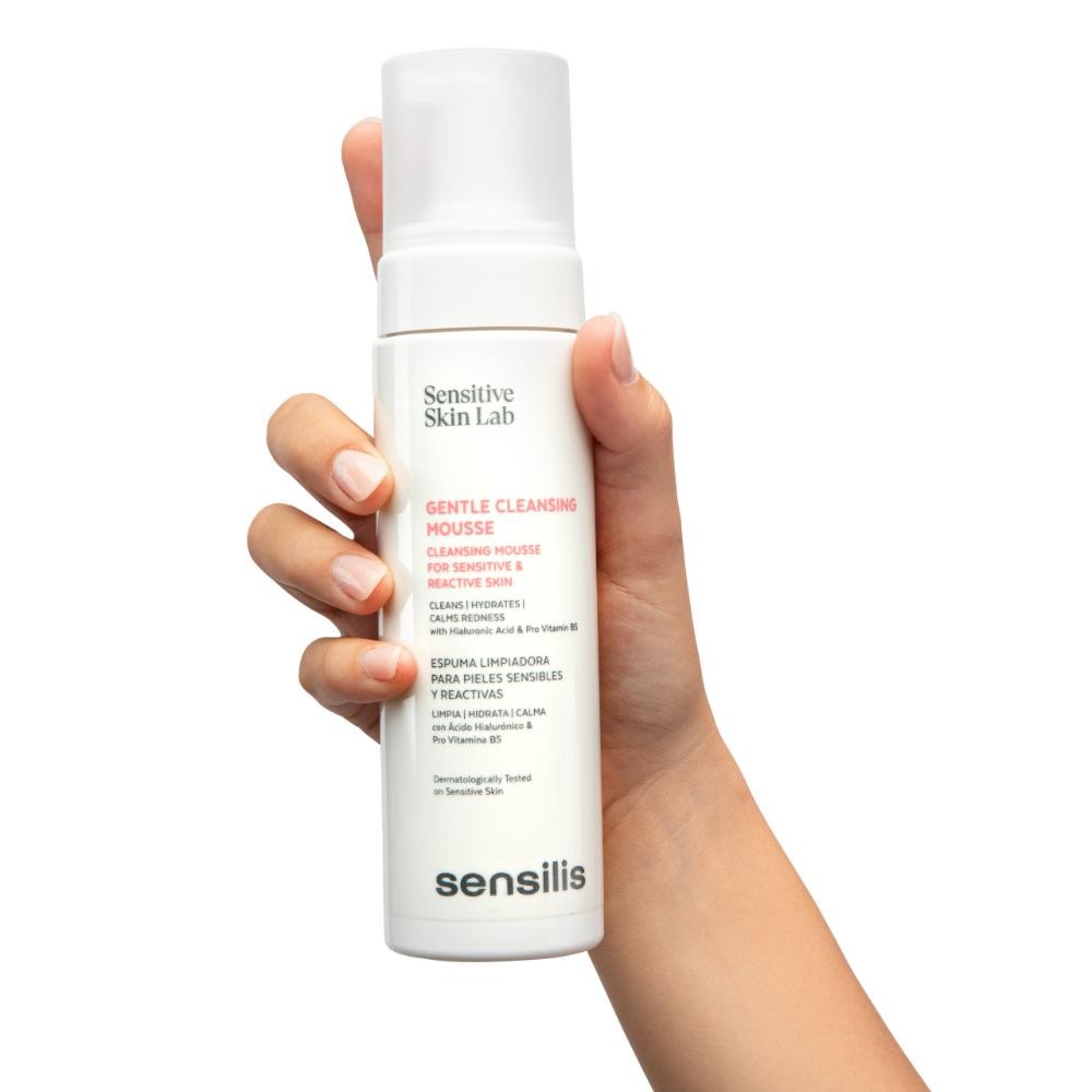 SENSILIS Espuma Limpiadora Gentle Cleansing Mousse Piel Sensible y Reactiva 200ml-3