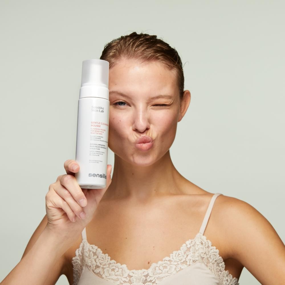 SENSILIS Espuma Limpiadora Gentle Cleansing Mousse Piel Sensible y Reactiva 200ml-5
