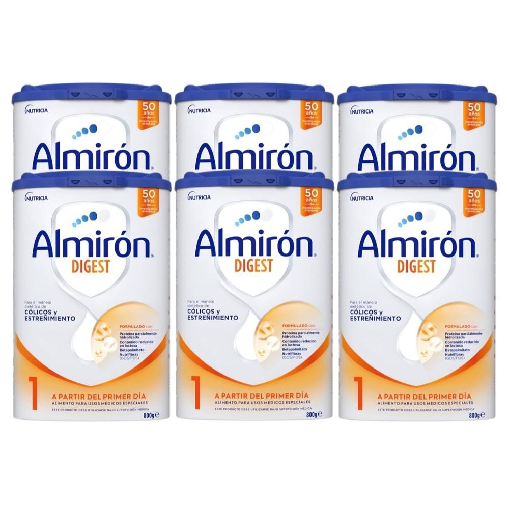ALMIRÓN Digest 1 Leche para Lactantes PACK AHORRO 6x800gr-1