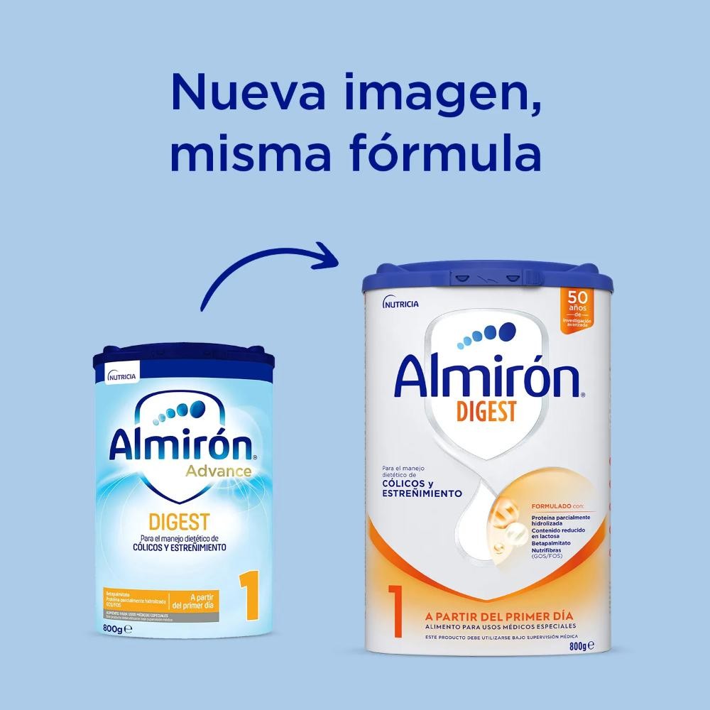 ALMIRÓN Digest 1 Leche para Lactantes PACK AHORRO 6x800gr-2