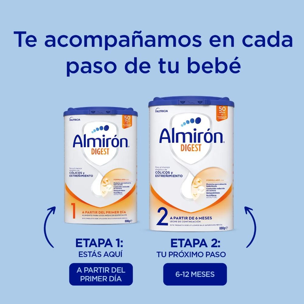 ALMIRÓN Digest 1 Leche para Lactantes PACK AHORRO 6x800gr-8