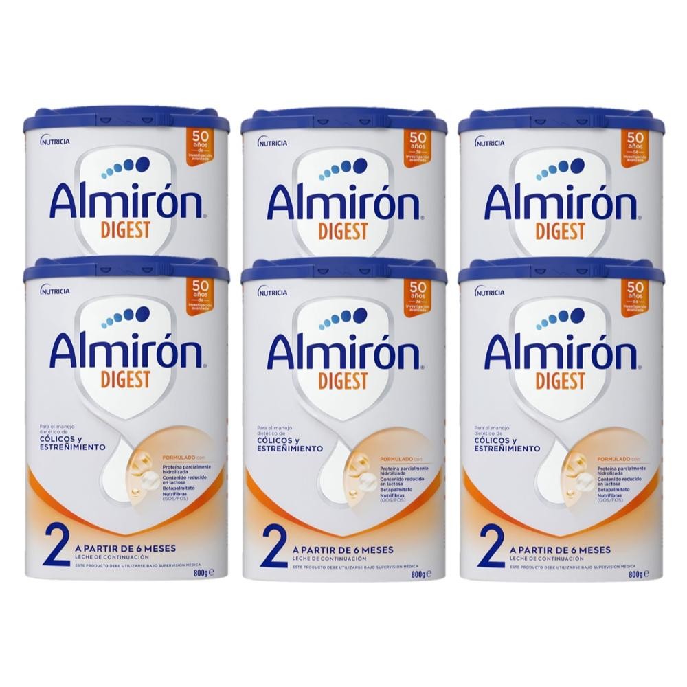 ALMIRÓN Digest 2 Leche de Continuación PACK AHORRO 6x800gr-1