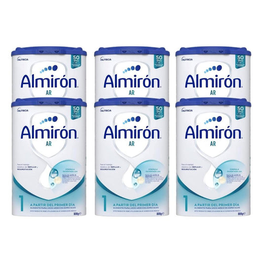 ALMIRÓN AR 1 Anti-Regurgitación Leche para Lactantes PACK AHORRO 6x800gr-1