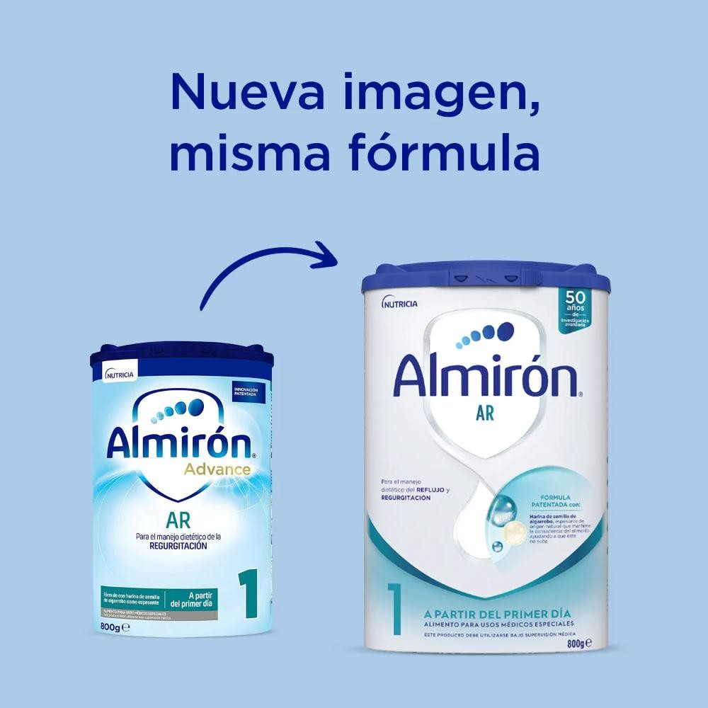 ALMIRÓN AR 1 Anti-Regurgitación Leche para Lactantes PACK AHORRO 6x800gr-2