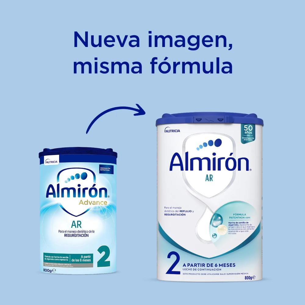 ALMIRÓN AR 2 Anti-Regurgitación Leche de Continuación PACK AHORRO 6x800gr-2