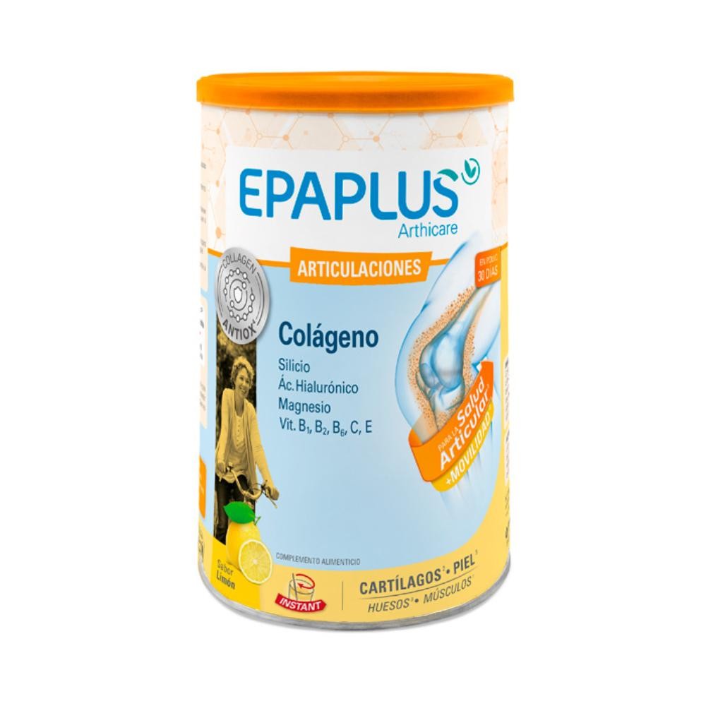 EPAPLUS Arthicare Colágeno + Silicio + Hialurónico + Magnesio Polvo Limón 330gr-1