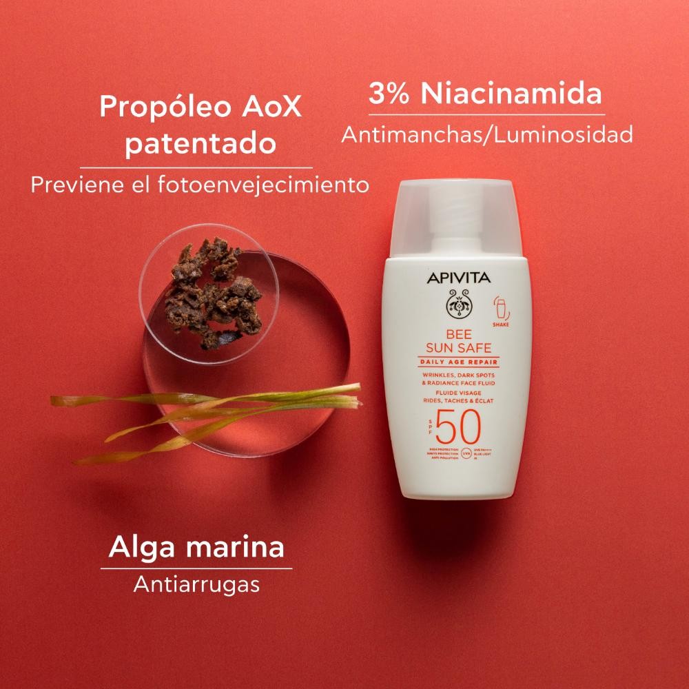 Apivita Bee Sun Face Reparación Antiedad Diaria SPF50 50 ml-3