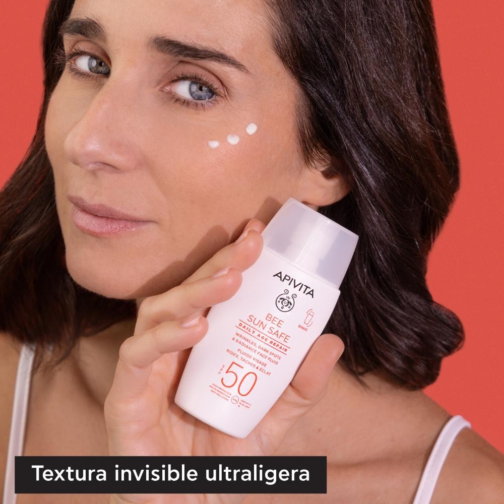 Apivita Bee Sun Face Reparación Antiedad Diaria SPF50 50 ml-7