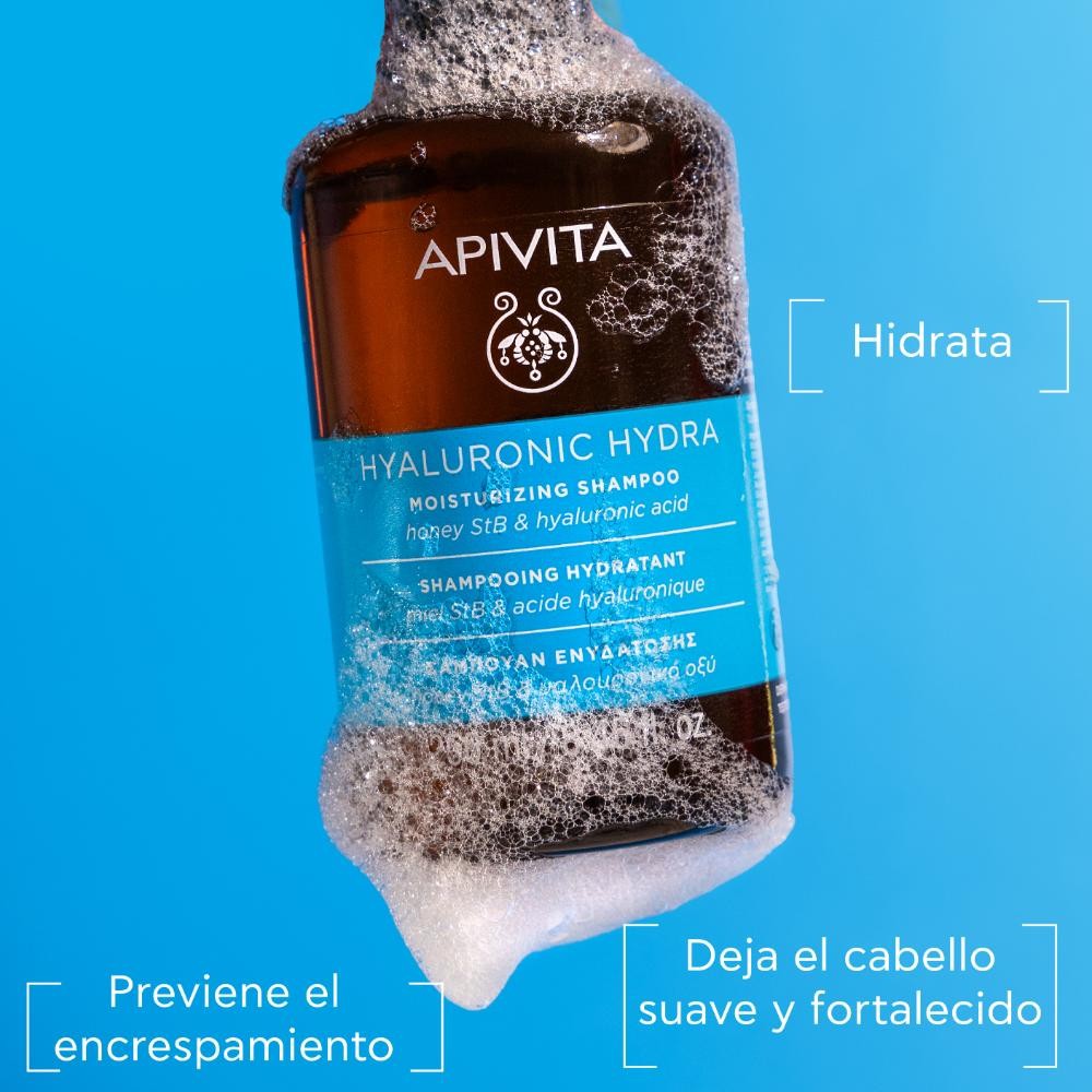 Apivita Hyaluronic Hydra Champú Hidratante Cabello Fino 250 ml-2