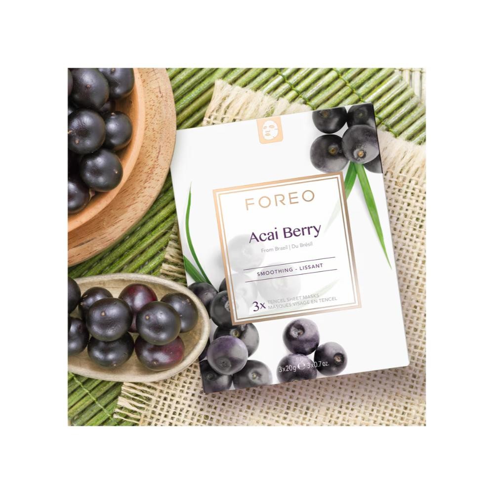Foreo Mascarillas Faciales Acai Berry 3 uds-6
