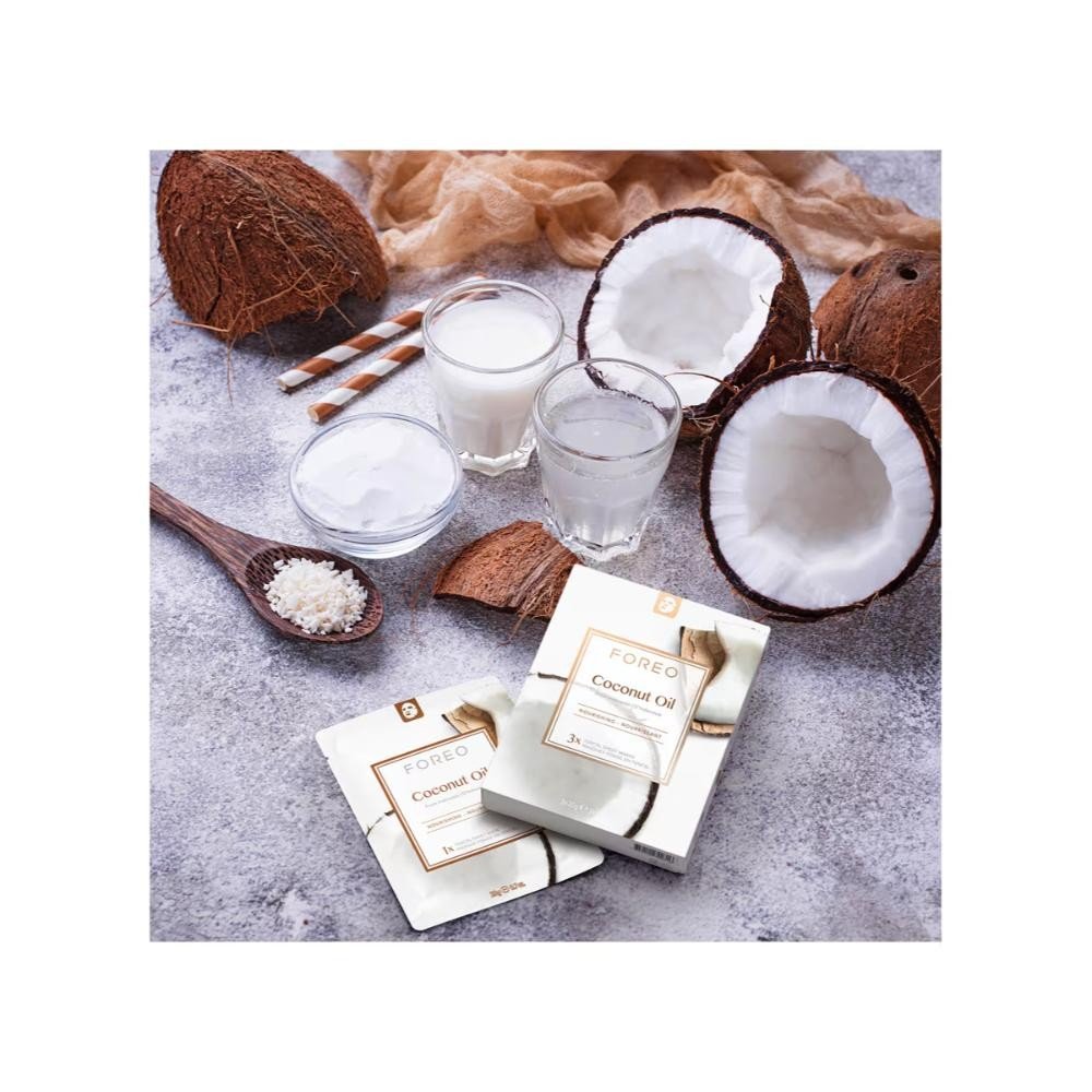 FOREO Mascarilla Hidratante de Coco 3 uds-6