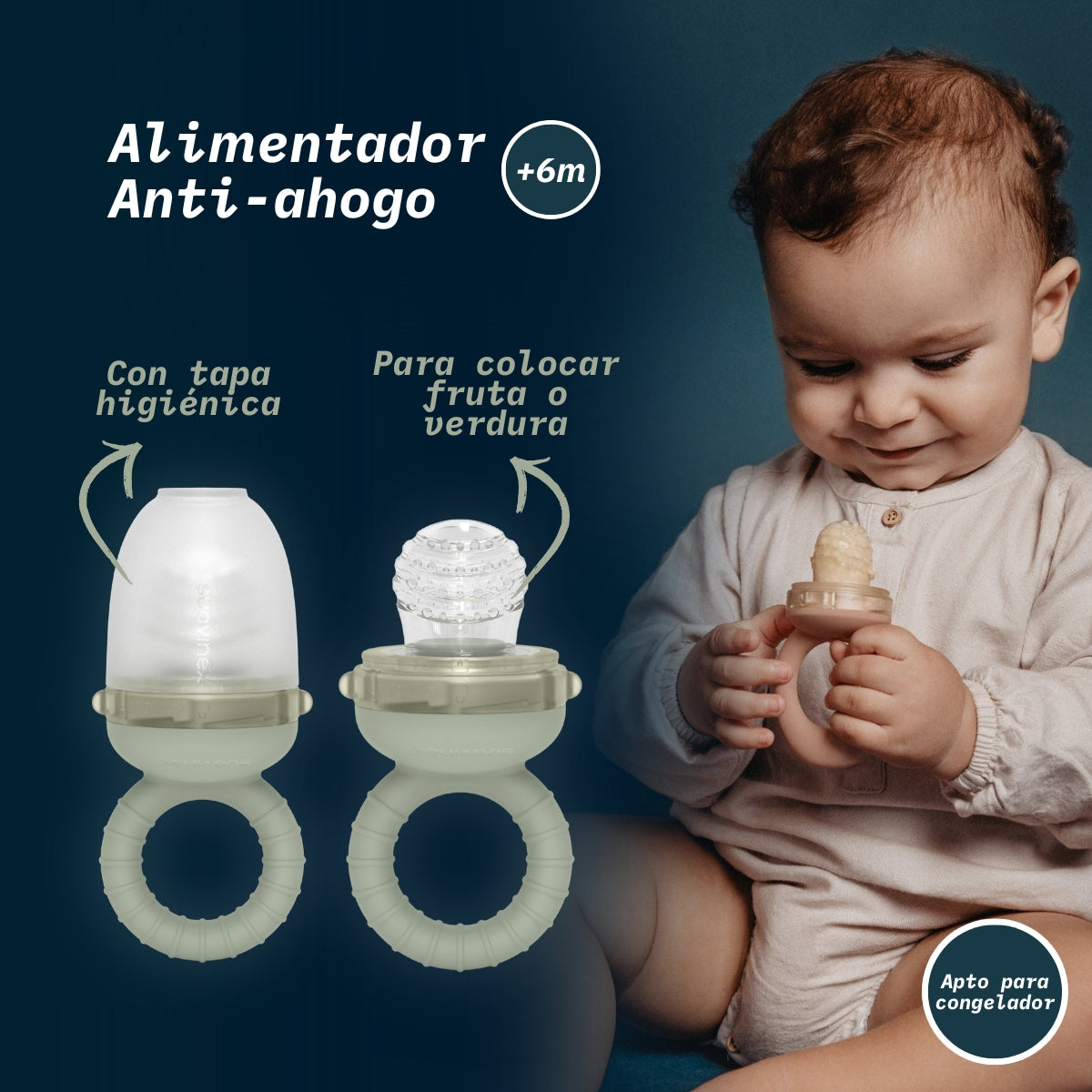 Suavinex Sel Alimentador Antiahogo Silicona 1un Bege