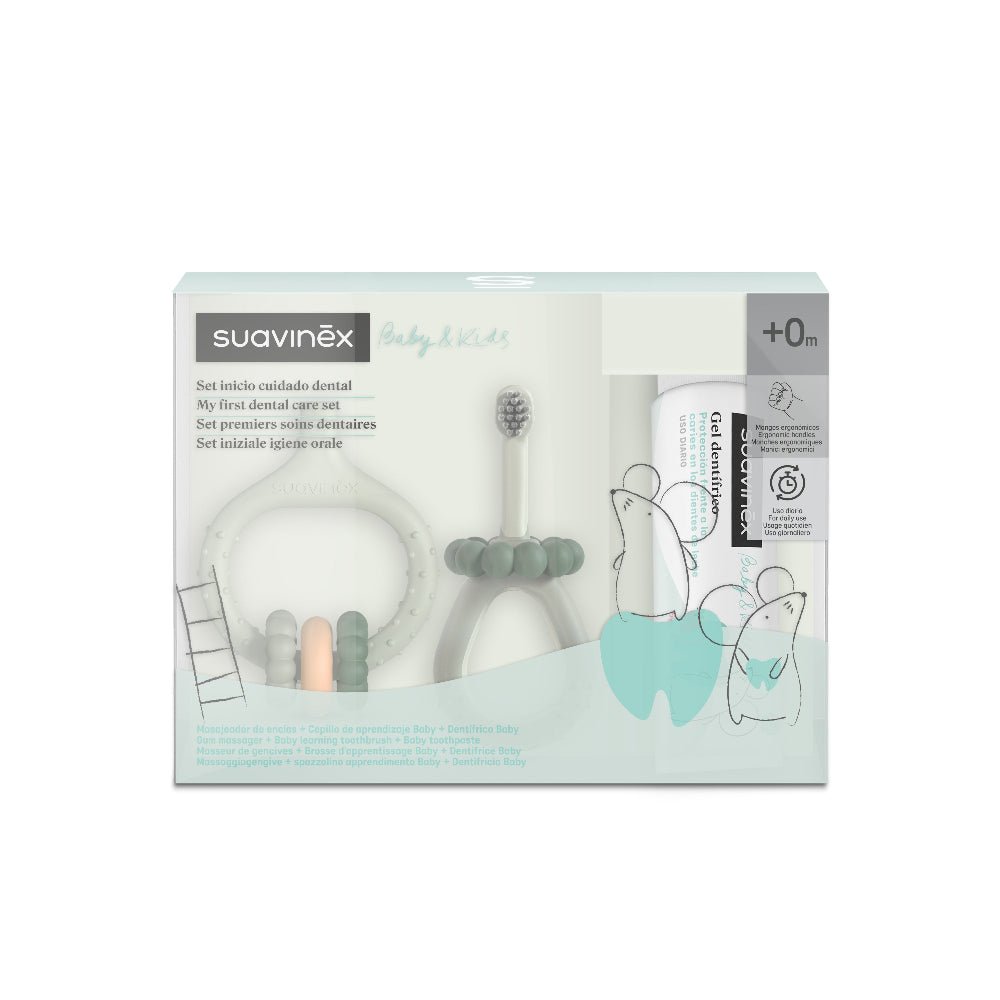 Suavinex Mi Primer Set Cuidado Dental +0M Verde