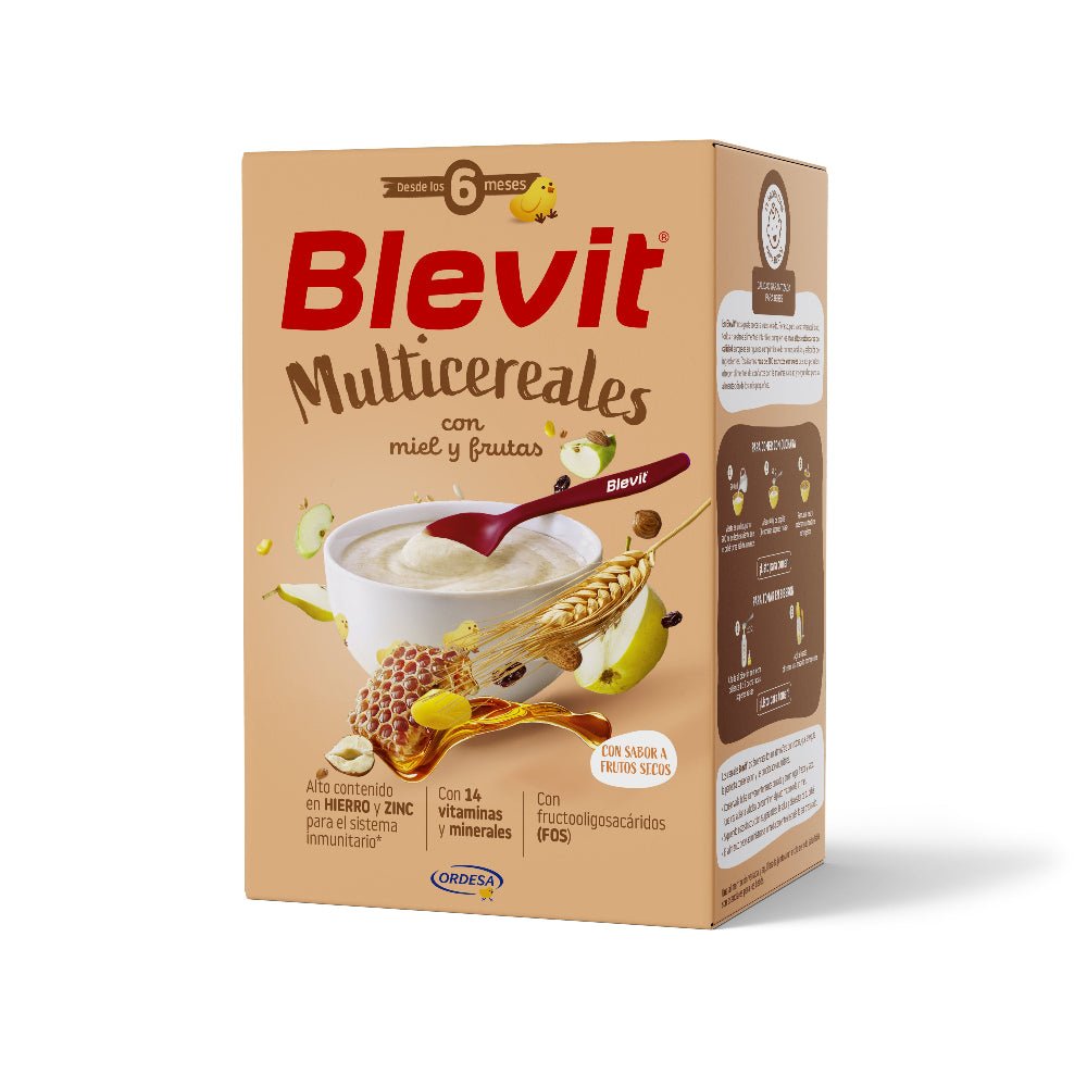 Blevit Plus Multicereales con Miel y Frutas Papilla Infantil 500 g