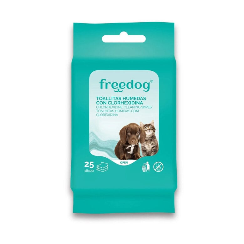 Freedog Toallitas Clorhexidina Pocket 25 uds