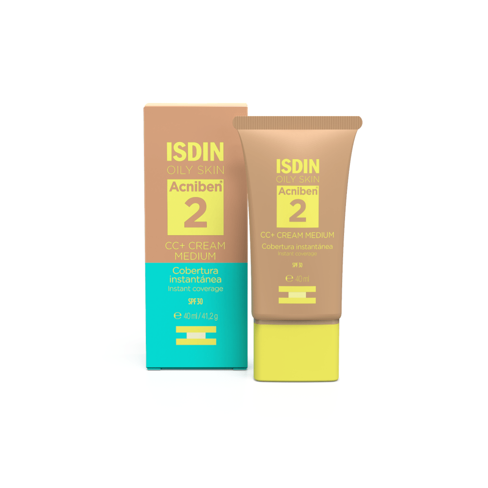 ISDIN Acniben CC Cream Medium SPF30 Anti-Acne Colorata – 40 ml