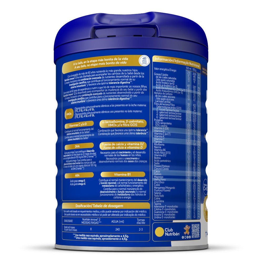 NUTRIBEN Innova 2 Leche de Continuación 800gr ES