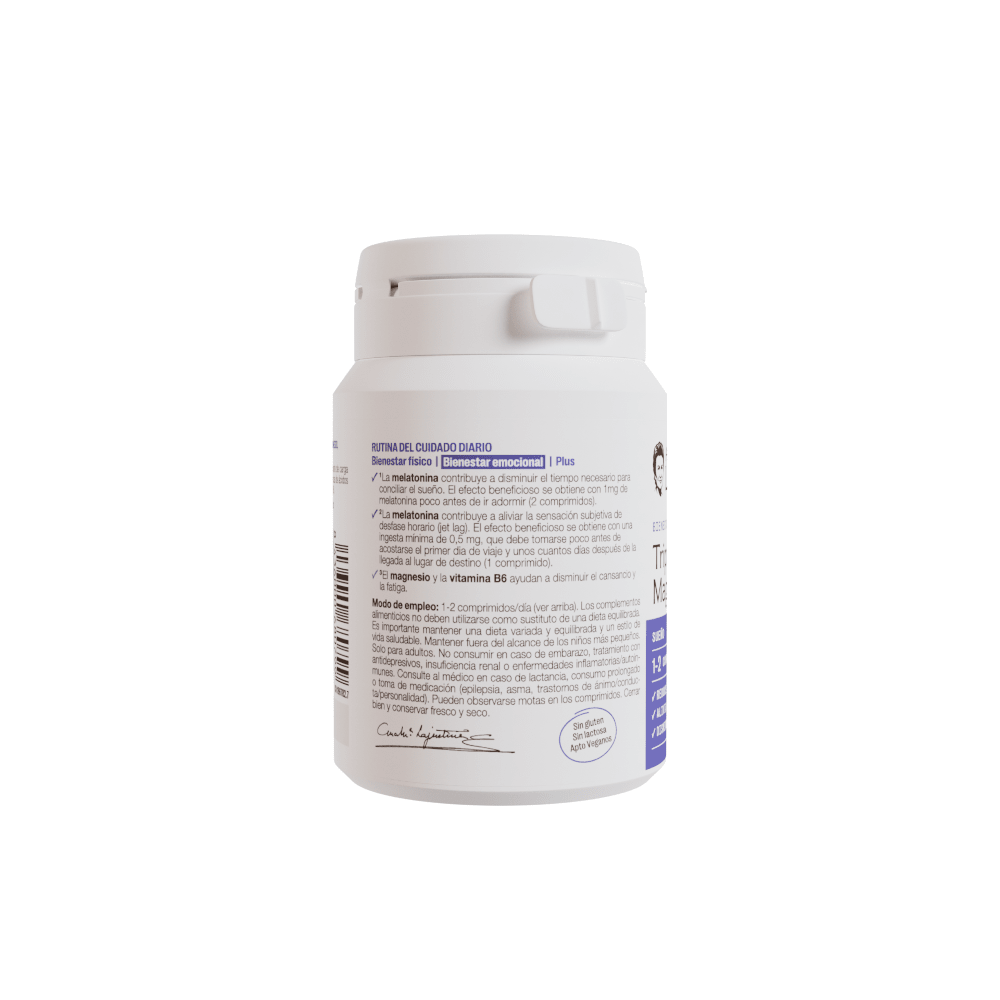 Ana María Lajusticia Tryptophan with Mel + Magnesium + Vit. B6 60Tabs