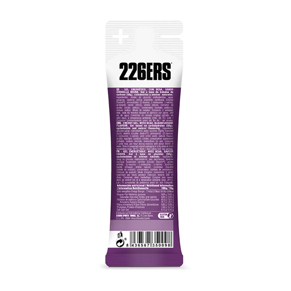 226ERS High Energy Gel 76g BCAA'S Blackcurrant - 2