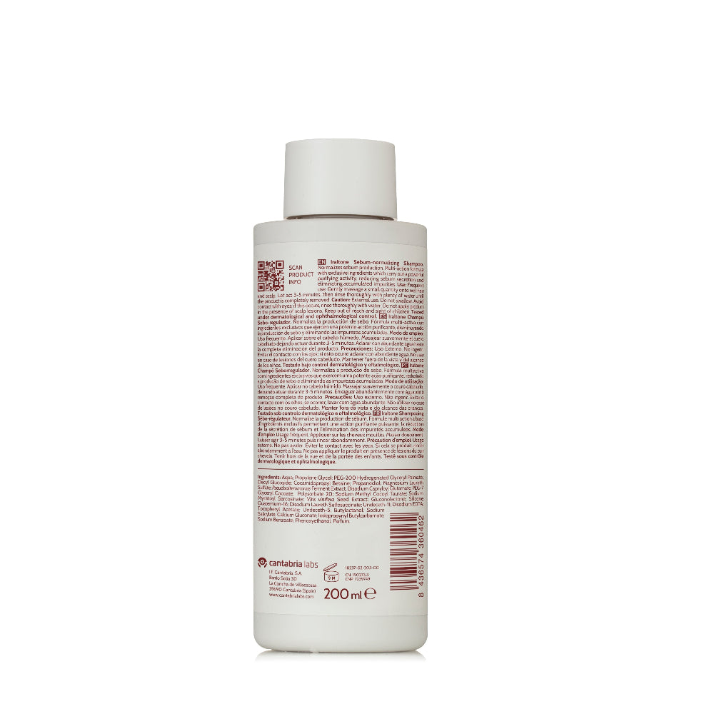 IRALTONE Shampoing Régulateur de Sébum 200 ml
