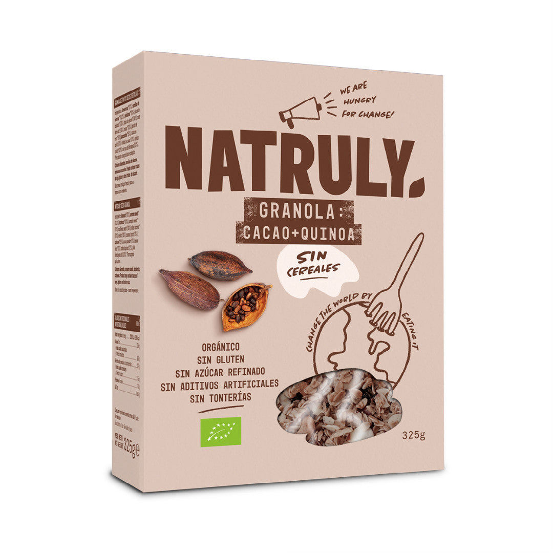 Natruly Granola de Cacao y Quinoa BIO 325g