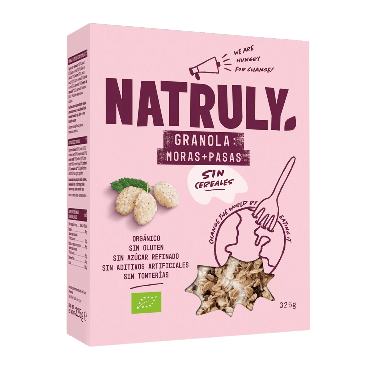 Natruly Granola de Moras y Pasas BIO 325g