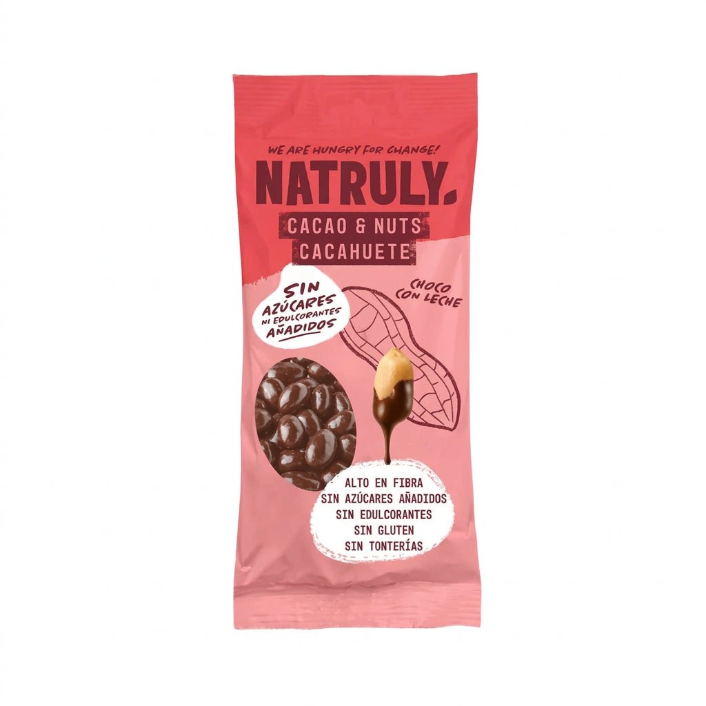 Natruly Cacao&Nuts de Chocolate con leche 50g