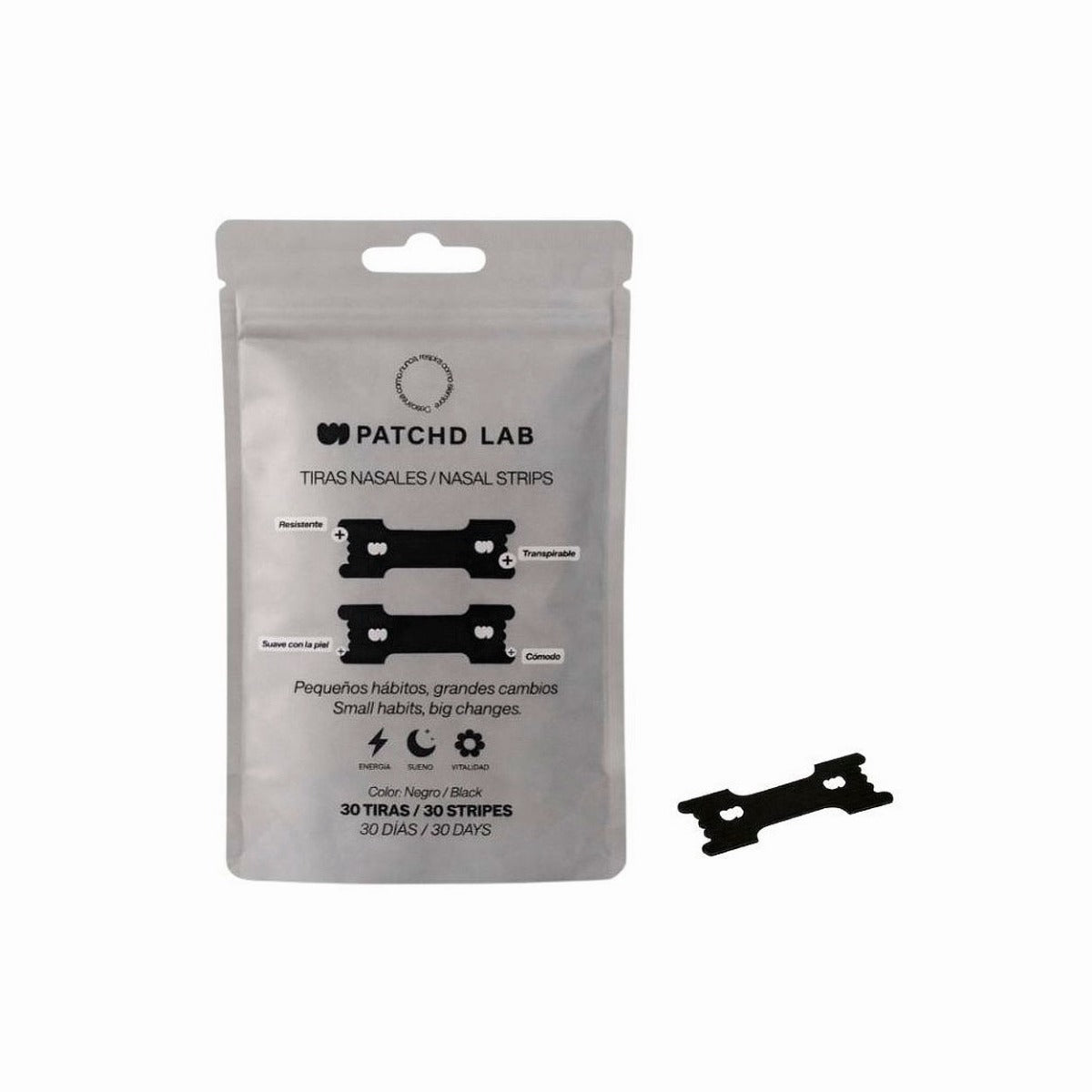 Patchd Lab Tiras Nasales Black 30 tiras