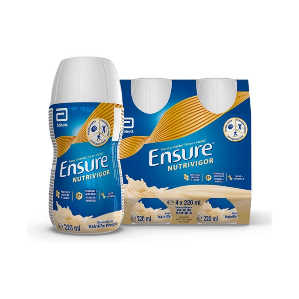 Ensure Nutrivigor Batido de Vainilla 4x220ml-1