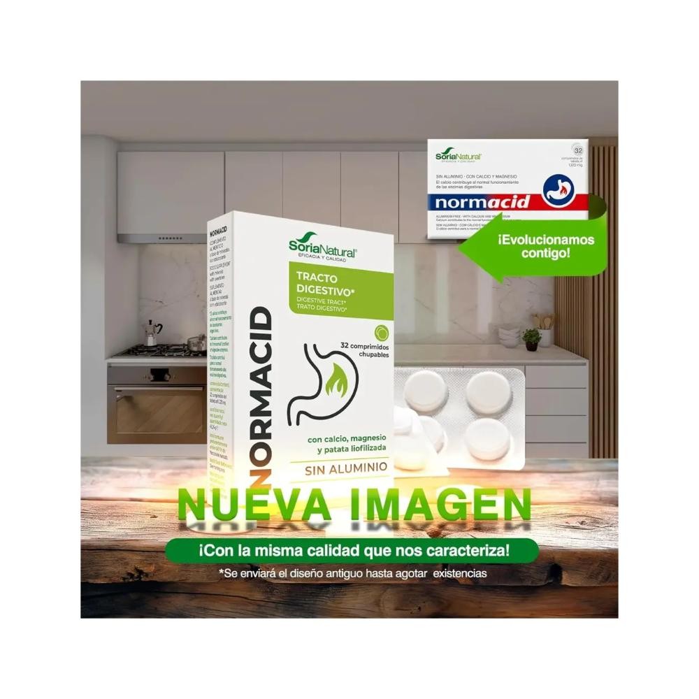 Soria Natural Normacid Citrus 1250 mg x 32 Comprimidos-4