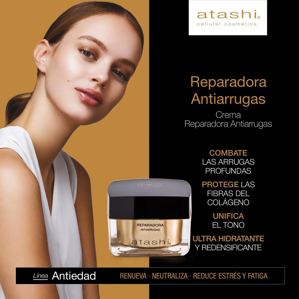 ATASHI Cellular Crema Reparadora Antiarrugas 50 ml-3