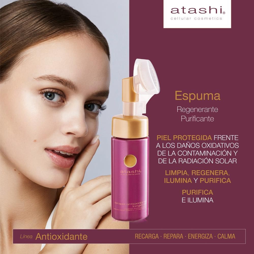 ATASHI Antioxidante Espuma Limpiadora Purificante 150 ml-3