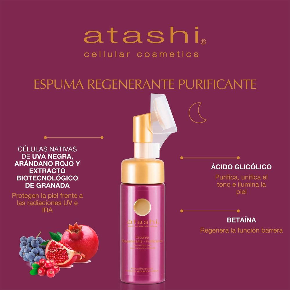 ATASHI Antioxidante Espuma Limpiadora Purificante 150 ml-4