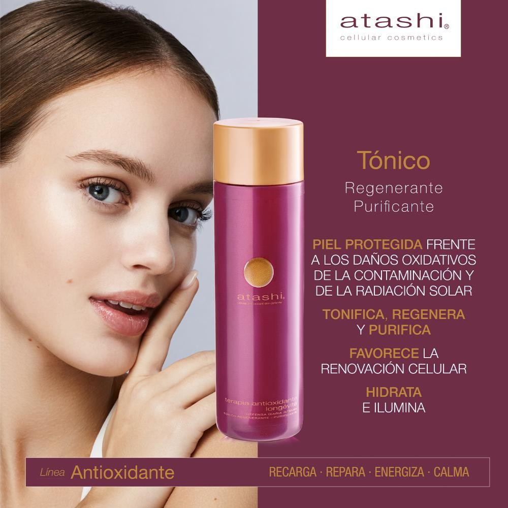 ATASHI Antioxidante Tónico Regenerante Purificante 250 ml-3