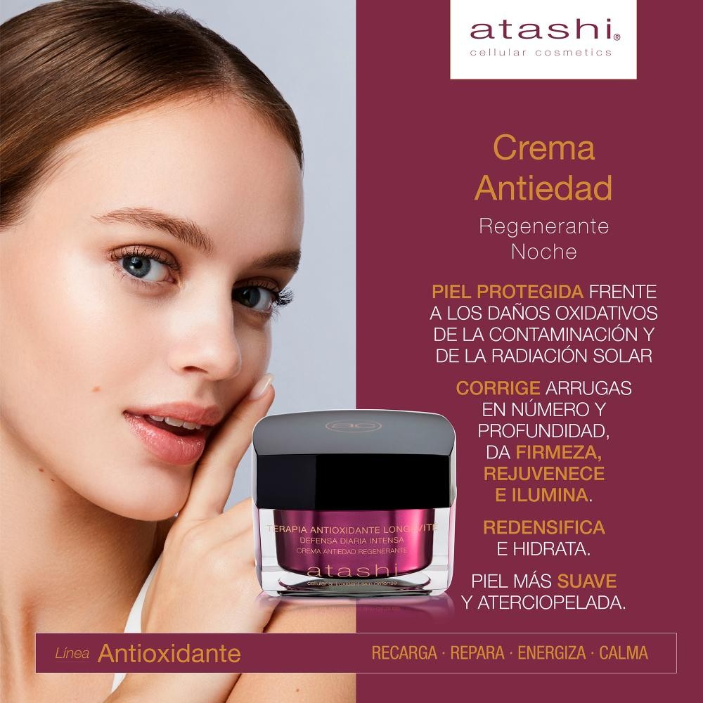 ATASHI Antioxidante Crema Antiedad Regenerante 50 ml-3