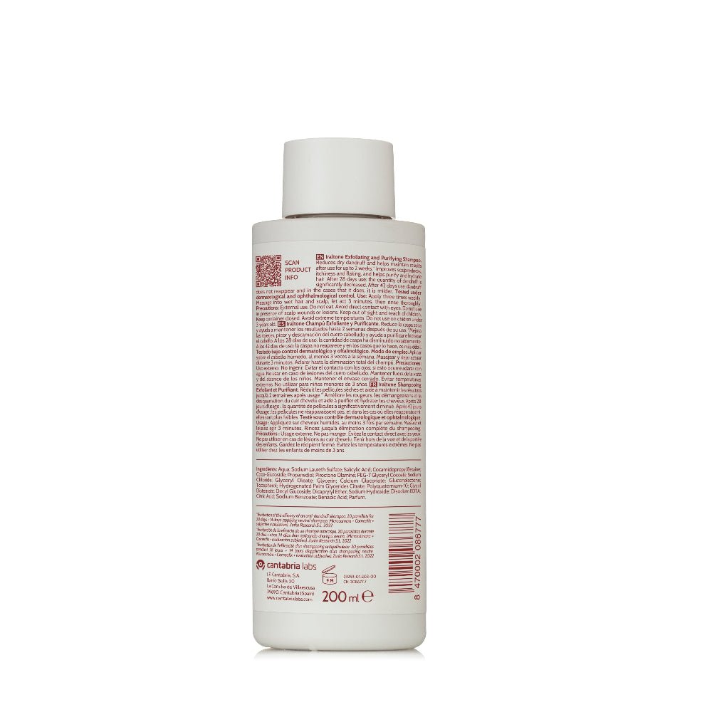 IRALTONE Shampoing Exfoliant et Purifiant 200 ml