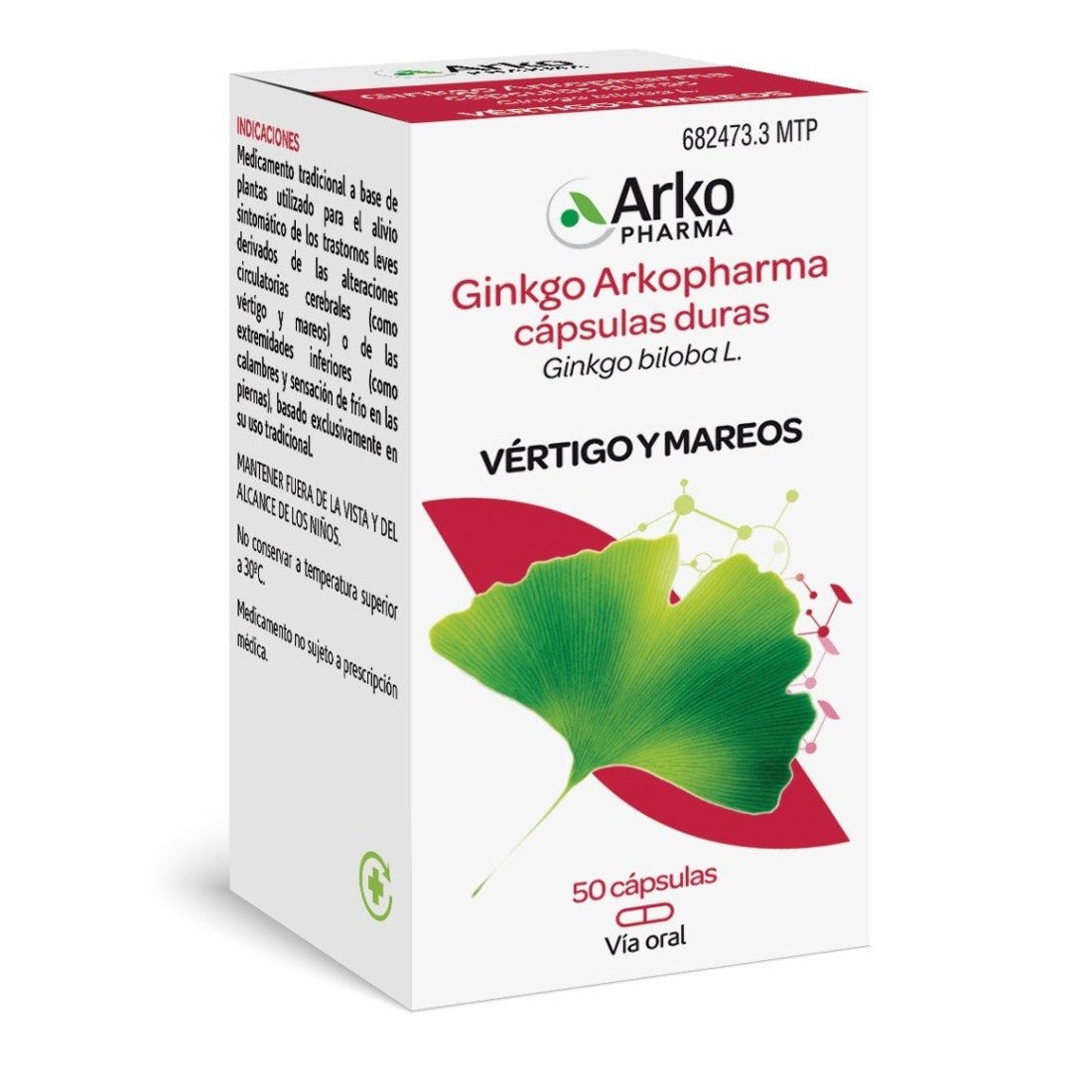Ginkgo Arkopharma 180 mg 50 Cápsulas
